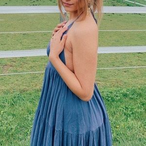 Blue dress